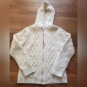 Jones New York Wool Cream Cardigan Medium